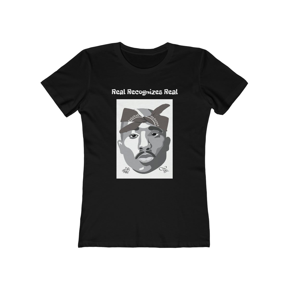 Women's Tupac Real Recognizes Real Tee