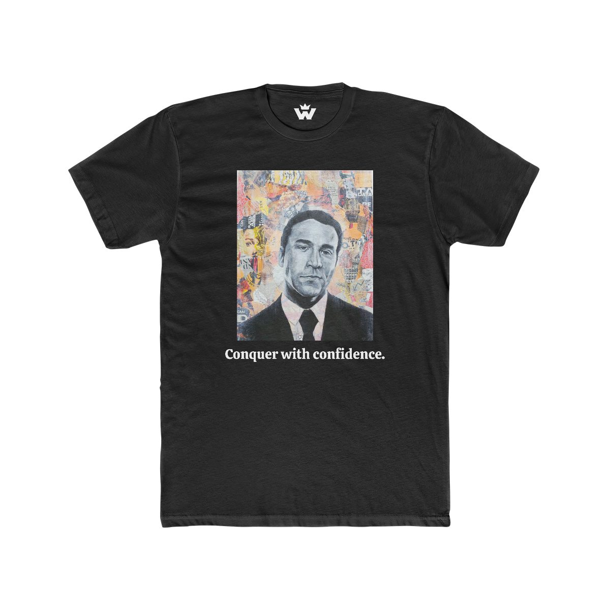Men's Ari Gold Conquer with Confidence Cotton Crew Tee - Black
